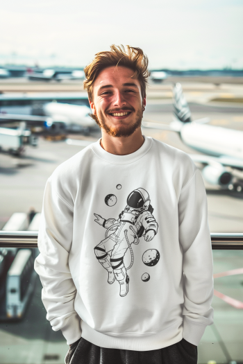 Polera sin capucha Espacial - Eclipse