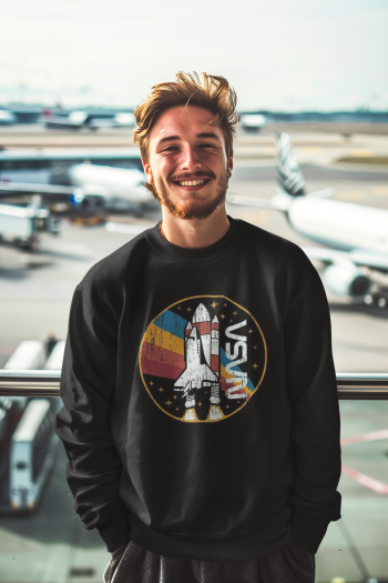 Polera sin capucha de Nasa - Eclipse