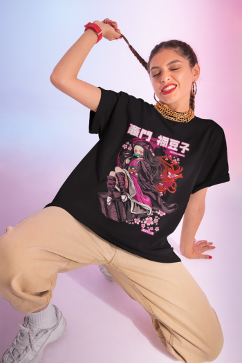 Polo Oversize de Demon Slayer - Eclipse