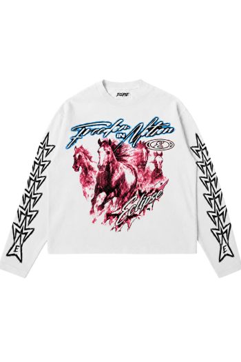 Streetwear Horse Manga Larga